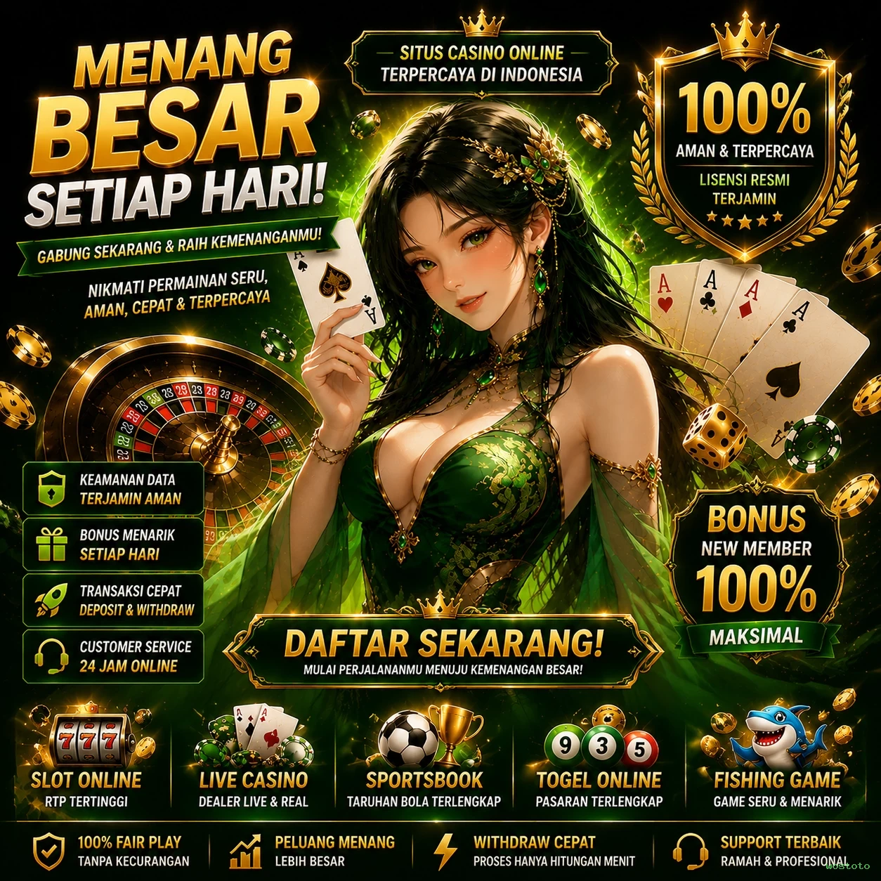 Berbagai Jenis Permainan yang Tersedia di wostoto